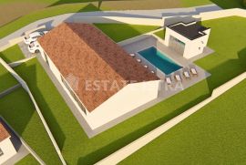 Kuća s bazenom u izgradnji, prodaje se, Kršan, Famiglia