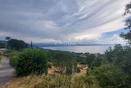 OPATIJA, LOVRAN, LIGANJ- građevinsko zemljište 1358m2 s panoramskim pogledom na more, Lovran, Γη