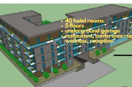 OPATIJA RIVIERA - Novo - zemljište za izgradnju hotela i poslovnog centra na 5 etaža, 300m od mora, Lovran, Ticari emlak