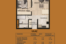 STAN, NAJAM, ZAGREB, SV. KLARA, 46 m2, 2-soban, Novi Zagreb - Zapad, Διαμέρισμα
