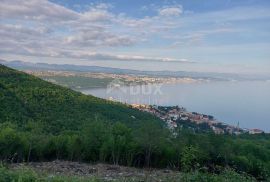 OPATIJA, KOLAVIĆI- građevinsko zemljište 7533m2 s panoramskim pogledom na more za obiteljsku kuću/ villu/ stambenu zgradu-stanove -apartmane/ kuću za iznajmljivanje - odmor s bazenom, Opatija, Zemljište