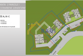 Građevinsko zemljište Rabac za gradnju 5 vila sa 6 stanova, Labin, Arazi