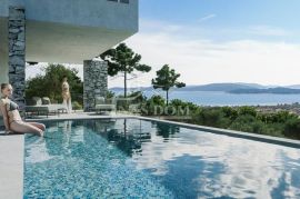Luksuzna villa V2 sa bazenom, saunom, jacuzziem i pogledom na more, Vodice, Famiglia