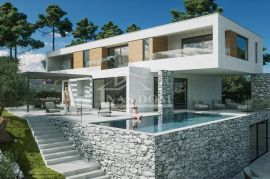 Luksuzna villa V2 sa bazenom, saunom, jacuzziem i pogledom na more, Vodice, Casa
