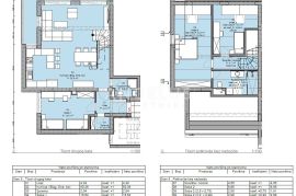 Korčula, dvoetažni penthouse u novogradnji - pogled more - 129 m2, Korčula, Appartement