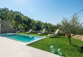 OPRTALJ, autohtona istarska kuća s bazenom i pogledom na Motovun, Oprtalj, Kuća