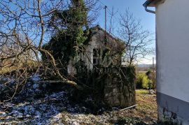 ISTRA, PIĆAN - Građevinsko zemljište sa samostojećom ruševinom i poljoprivrednim zemljištem od 4227 m2, Pićan, Land