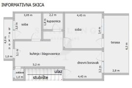 STAN, NAJAM, ZAGREB, REMETE, 60 m2, 3-soban, Maksimir, Διαμέρισμα