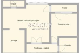 Novi Beograd, Blok 34, Bulevar Zorana Đinđića, 2.0, 63m2, Novi Beograd, Διαμέρισμα