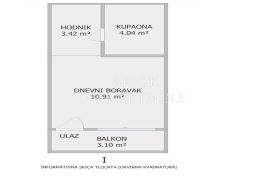 STAN, PRODAJA, ZAGREB, DONJI GRAD, 18 m2, GARSONIJERA, Donji Grad, Appartment