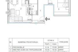 Nov dvoiposoban stan na Panteleju sa PDV-om ID#3465, Niš-Pantelej, Kвартира