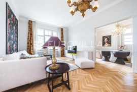 Zagreb, Nazorova (Tuškanac) luksuzan četverosoban namješten stan 120 m2, Zagreb, Διαμέρισμα