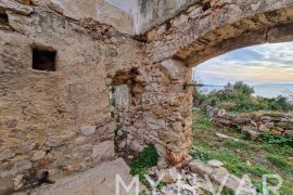 Kamena dvojna kuća s pogledom na more u Ivan Dolcu, Jelsa, Σπίτι