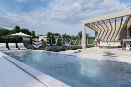 Istra, Klarići, predivna moderna kamena kuća s bazenom okružena zelenilom, Svetvinčenat, House