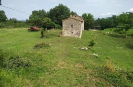 Građevinsko zemljište Istarsko imanje sa pogledom na Učku u Kršanu, Kršan, Terreno