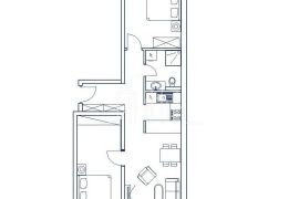 Apartman Lamela 2 dvije spavaće dvostrane orijentacije sa dvije spavaće sobe 71m2 Snježna dolina Resort Jahorina USELJIVO, Pale, Stan