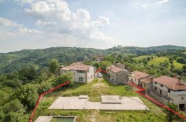 Dvije kamene kuće i zemljište sa projektom, Pazin-okolica, Istra, Pazin - Okolica, Terreno