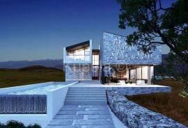 Bale, okolica, fascinantna luksuzna vila s pogledom na more, Bale, Haus