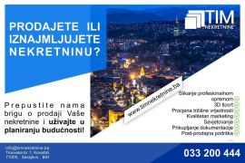 Poslovni prostor 60m2 na prizemlju, naselje Grbavica, Novo Sarajevo, العقارات التجارية