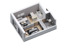 Apartman sa jednom spavaćom od 35,32 u izgradnji Snježna dolina Faza 2 Jahorina Lamela A1 A2, Pale, Stan