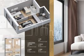Apartman sa jednom spavaćom od 35,32 u izgradnji Snježna dolina Faza 2 Jahorina Lamela A1 A2, Pale, Διαμέρισμα