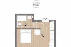 Studio apartman od 24,71 u izgradnji Snježna dolina Faza 2 Jahorina Lamela A1 i A2, Pale, Stan