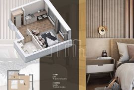 Studio apartman od 24,71 u izgradnji Snježna dolina Faza 2 Jahorina Lamela A1 i A2, Pale, Appartment