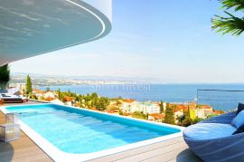 OPATIJA, luksuzna novogradnja 3S+DB, s privatnim bazenom i pogledom na more (B), Opatija, Appartamento