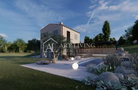 Buje, Iznimna kamena kuća s bazenom na 20.000 m2 zemljišta, Buje, Famiglia