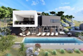 Trogir okolica - Moderna vila \'A\' s bazenom i panoramskim pogledom, Seget, Famiglia