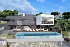 Trogir okolica - Moderna vila \'B\' s bazenom i panoramskim pogledom, Seget, Famiglia
