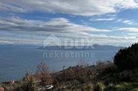 MOŠĆENIČKA DRAGA, MOŠĆENICE - Građevinsko zemljište s panoramskim pogledom na more, Mošćenička Draga, Terreno