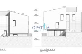 Matulji: blizina samog centra - građevinsko zemljište 1233 m2, Matulji, Tierra