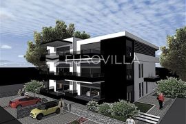 Istra, Medulin, stan u izgradnji s pogledom na more, 48 m2, Medulin, Appartement