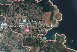 Istra, Ližnjan, građevinsko zemljište 740 m2 - pogled na more, Ližnjan, Arazi