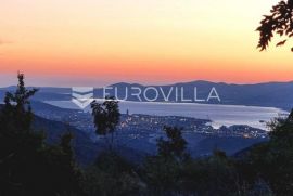 Split-Gornje Sitno, građevinsko zemljište s pogledom na Split i more, Split - Okolica, Tierra