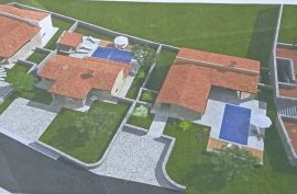 Građevinsko zemljište s projektom izgradnje 3 ville, Vodnjan, Istra, Vodnjan, Terrain