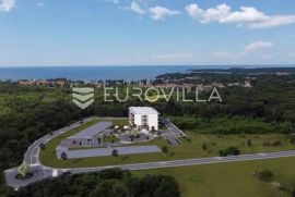 Istra, Poreč - moderan stambeni projekt, 800 m od mora, pogled na more, A 001,prizemlje NKP 74.86 m2, Poreč, Διαμέρισμα