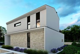 ISTRA, LABIN - Moderno dizajnirana kuća s bazenom na rubu naselja, Labin, بيت