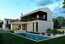 ISTRA, LABIN - Moderno dizajnirana kuća s bazenom na rubu naselja, Labin, Kuća
