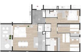 ISTRA,PULA -Luksuzni smart home stan u centru 130 m2!, Pula, شقة