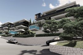 OPATIJA, CENTAR - 200m2 luksuza s vlastitim bazenom u novogradnji iznad centra Opatije, pogled, garaža, Opatija, Διαμέρισμα