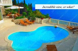 Villa s bazenom i ekskluzivnim pogledom na otvoreno more, Dubrovnik, Famiglia