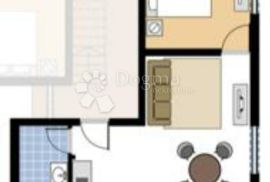 Jednosoban stan, drugi kat, A3,Mastrinka, Trogir - Okolica, Appartement