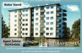 Novogradnja dvosoban stan dvostrane orijentacije  43.90m2 Kotor Varoš, Kotor Varoš, Διαμέρισμα