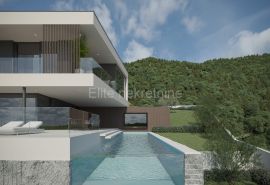 Moderna vila za odmor s pogledom na more i otok Cres, Kršan, Maison