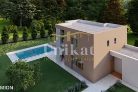Novogradnja - kuća s bazenom i poglednom na more, Kaštelir-Labinci, Kuća