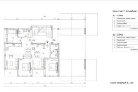 Pula, bliža okolica - dvosobni stan u prizemlju s 19.25 m2 vrta, NKP 40.25 m2, Pula, Appartment