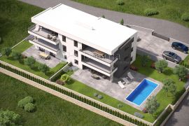 Malinska, prodaja, ekskluzivni apartman sa bazenom i spremištem 44 m², Malinska-Dubašnica, Apartamento