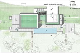 Građevinsko zemljište uz more s idejnim projektom za izgradnju vile s bazenom, Dubrovnik - Okolica, Zemljište